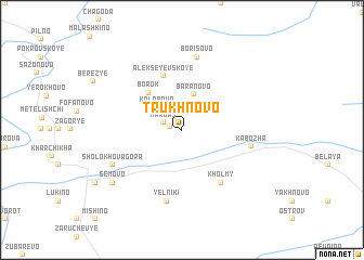 map of Trukhnovo