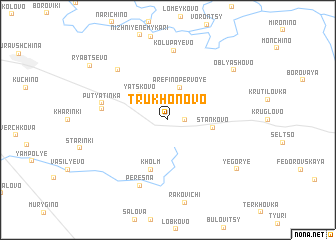 map of Trukhonovo