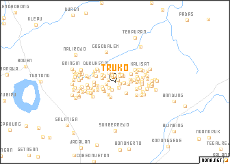 map of Truko