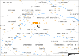 map of Trüllikon