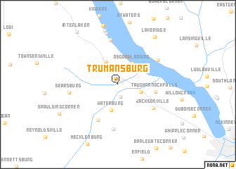 map of Trumansburg