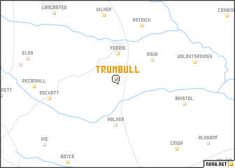 map of Trumbull