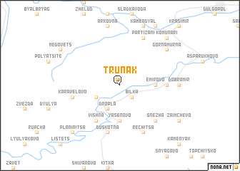 map of Trŭnak