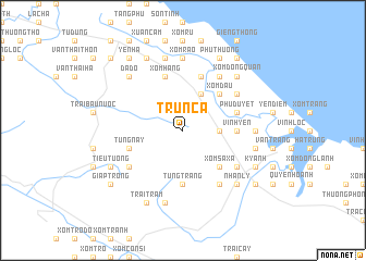 map of Trun Cà