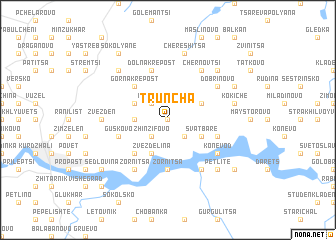 map of Trŭncha