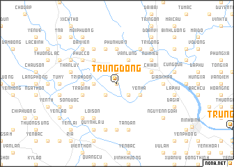 map of Trung Ðồng