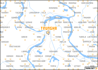 map of Trung Hà