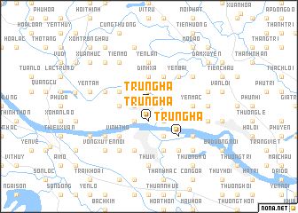 map of Trung Hà
