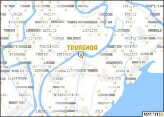 map of Trung Hòa