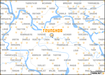 map of Trung Hòa