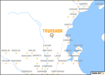 map of Trung Hòa