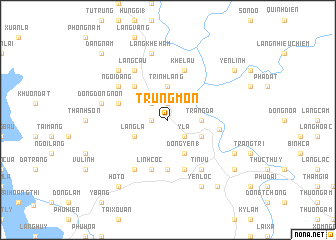 map of Trung Môn