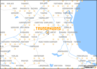 map of Trung Phương