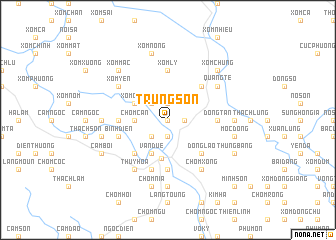 map of Trung Sơn