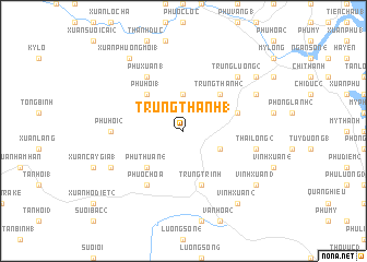 map of Trung Thành (1)