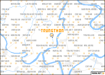 map of Trung Thôn