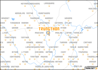 map of Trung Thôn