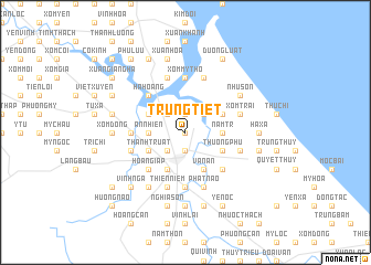 map of Trung Tiết