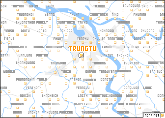 map of Trung Tự