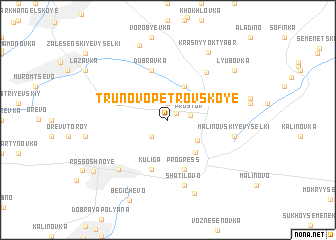 map of Trunovo-Petrovskoye