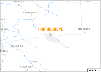 map of Trunovskoye