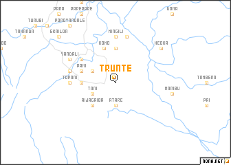 map of Trunte