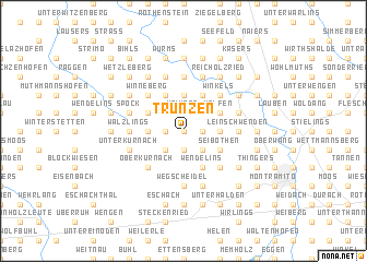 map of Trunzen
