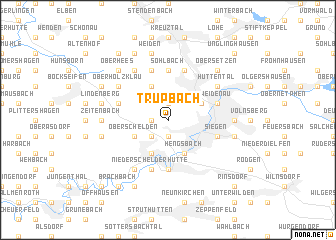 map of Trupbach