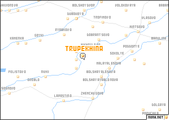 map of Trupëkhina