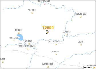 map of Truro