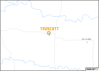 map of Truscott