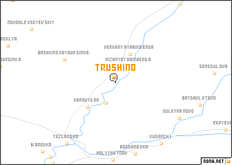 map of Trushino