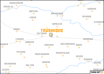 map of Trushkovo