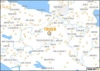 map of Trush