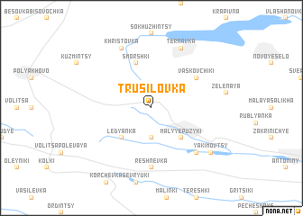 map of Trusilovka