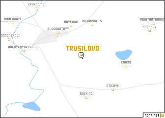 map of Trusilovo