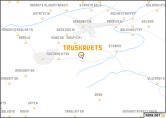 map of Truskavets