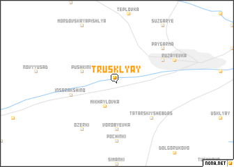 map of Trusklyay