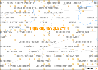 map of Truskolasy Olszyna