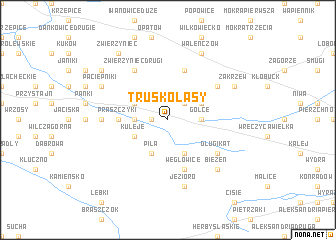 map of Truskolasy