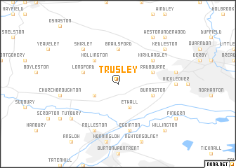 map of Trusley