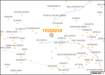 map of Trusovka