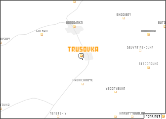 map of Trusovka