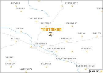 map of Trutnikha