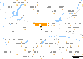 map of Trutnowo