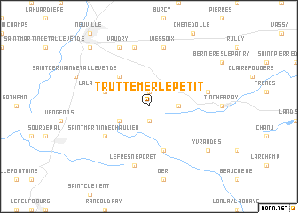 map of Truttemer-le-Petit