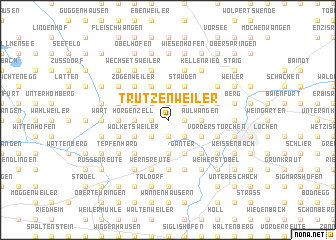 map of Trutzenweiler