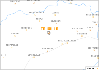 map of Truxillo