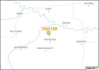 map of Truxton