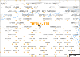 map of Try al Hutte